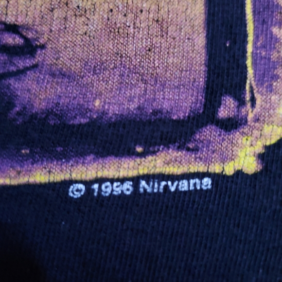 Vintage 1996 Nirvana Muddy Banks Europe Tour Tshirt - Picture 10 of 10
